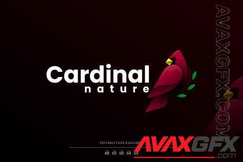 Cardinal Bird Gradient Logo