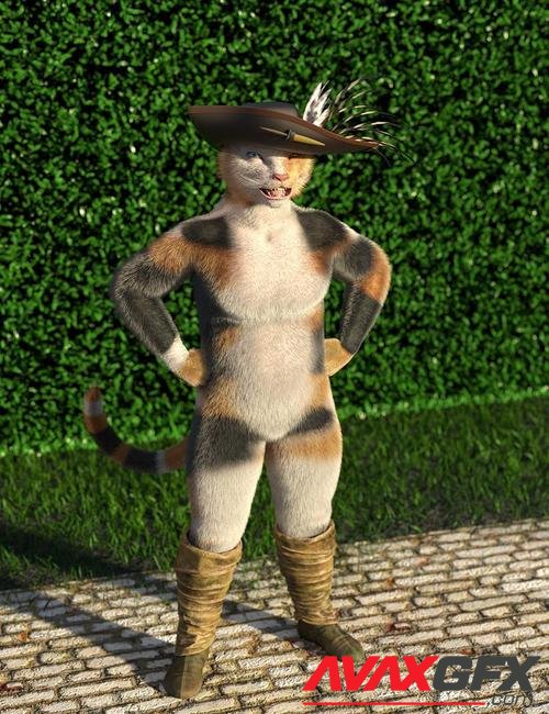 OsoDreamer's FelineFolk for Genesis 8 Male Addon