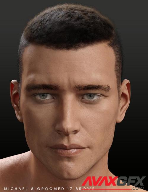 Bold Brows Fibermesh For Genesis 8 Males