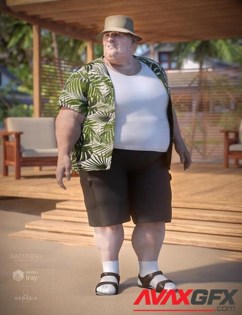 Summer Vacation Outfit for Genesis 8 Male(s)