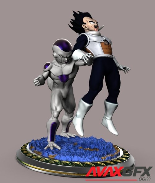 Freezer vs Vegeta – 3D Printable STL