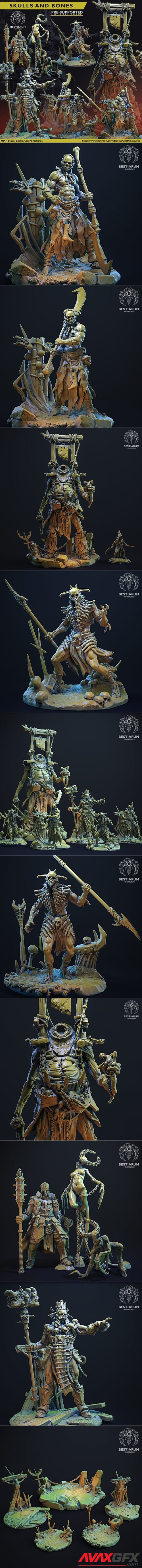 Bestiarum Miniatures Headhunters - November 2020 – 3D Printable STL