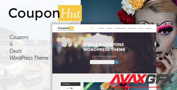 ThemeForest - CouponHut v3.0.4 - Coupons & Deals WordPress Theme (Update: 17 August 21) - 12876388