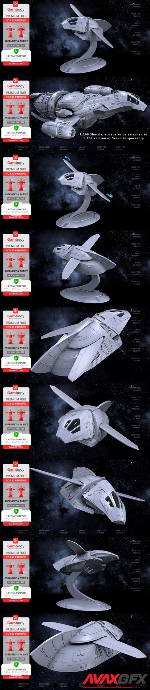 Serenity Shuttle – 3D Printable STL