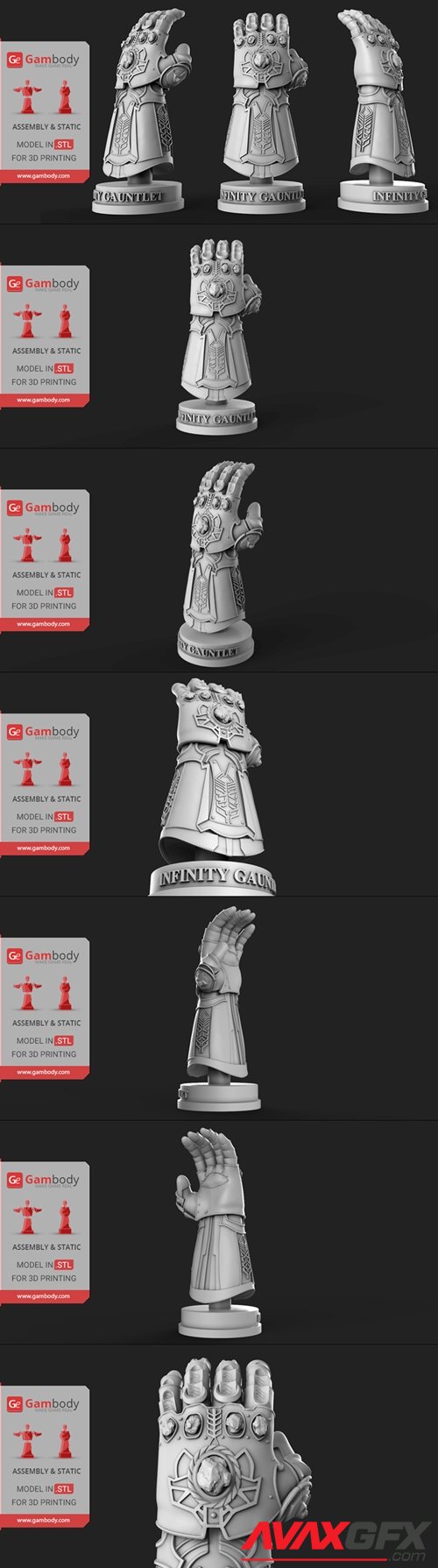 Thanos Infinity Gauntlet – 3D Printable STL