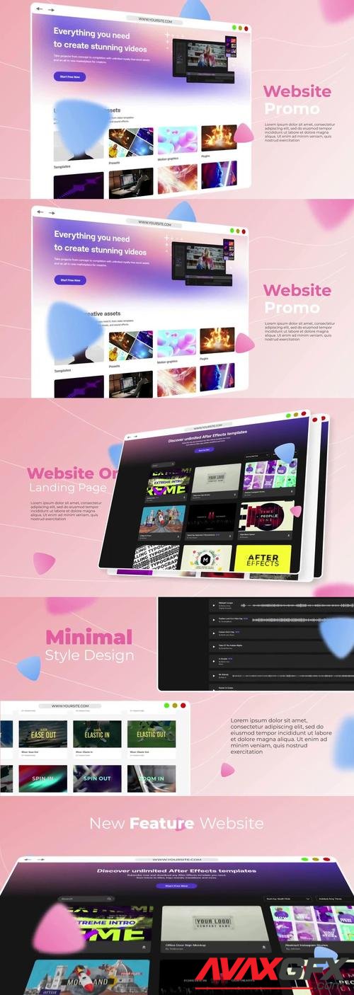 MotionArray – Web Promo Minimalist 990907