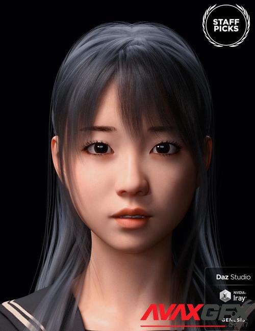 Sue Character and Hair for Genesis 8 Female
