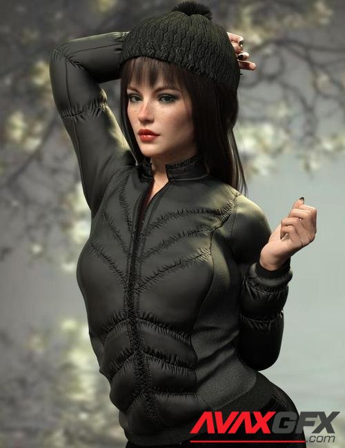 X-Fashion Warm Winter Jacket for Genesis 8 Female(s)