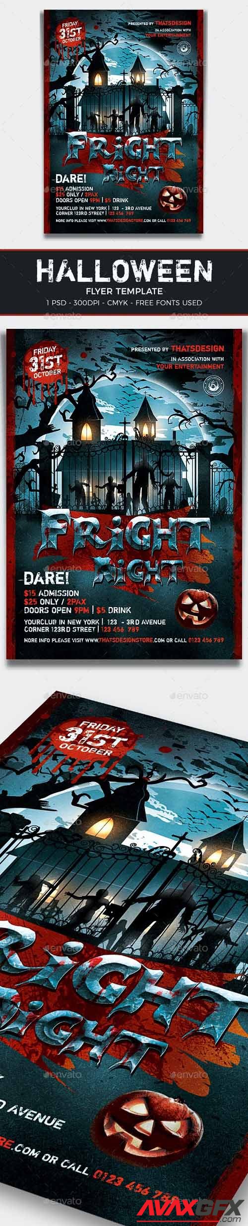 Halloween Flyer Template V17 - 12958055 - 373637