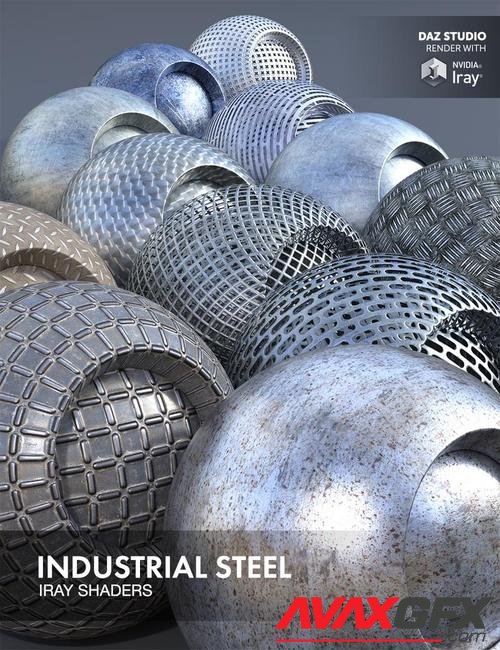 Industrial Steel - Iray Shaders