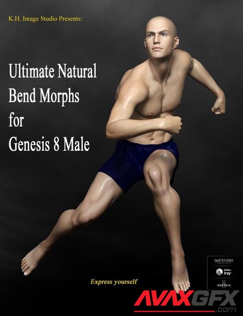 Ultimate Natural Bend Morphs for Genesis 8 Male