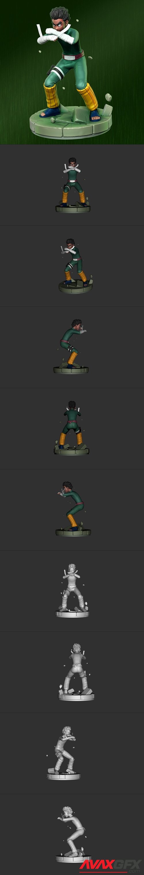 Rock Lee Naruto – 3D Printable STL