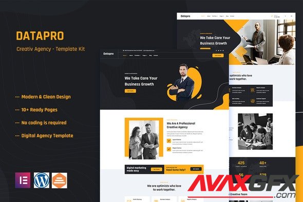 ThemeForest - Datapro v1.0.0 - Creativ Agency Elementor Template Kit - 33870057