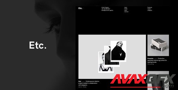 ThemeForest - Etc. v1.1.4 - Creative Portfolio WordPress Theme (Update: 16 September 21) - 23832736