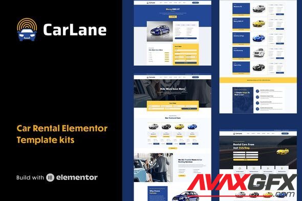 ThemeForest - CarLane v1.0.0 - Car Rental Elementor Template Kit - 33951911