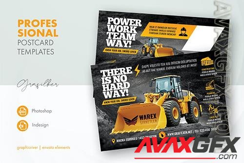 Construction Postcard Templates 58P6KMZ