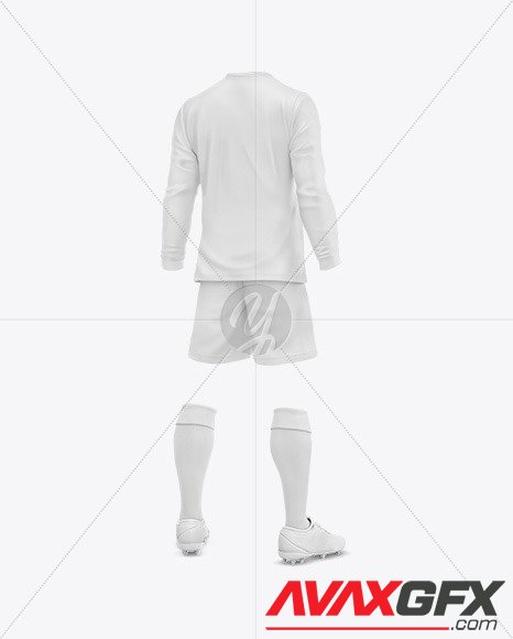 Football Kit Long Sleeve Mockup 86986