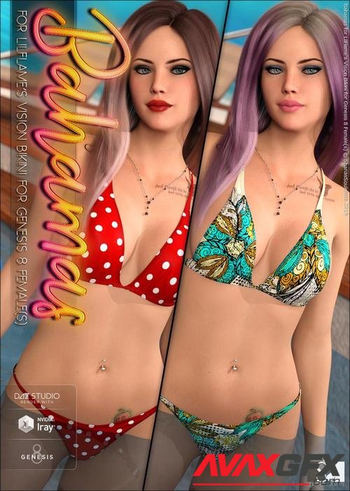 Bahamas for Vision Bikini for Genesis 8 Female(s)