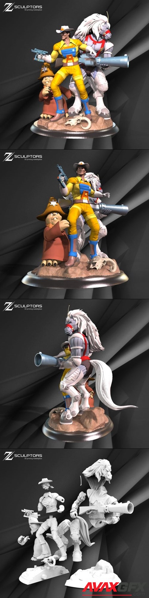 Bravestar – 3D Printable STL