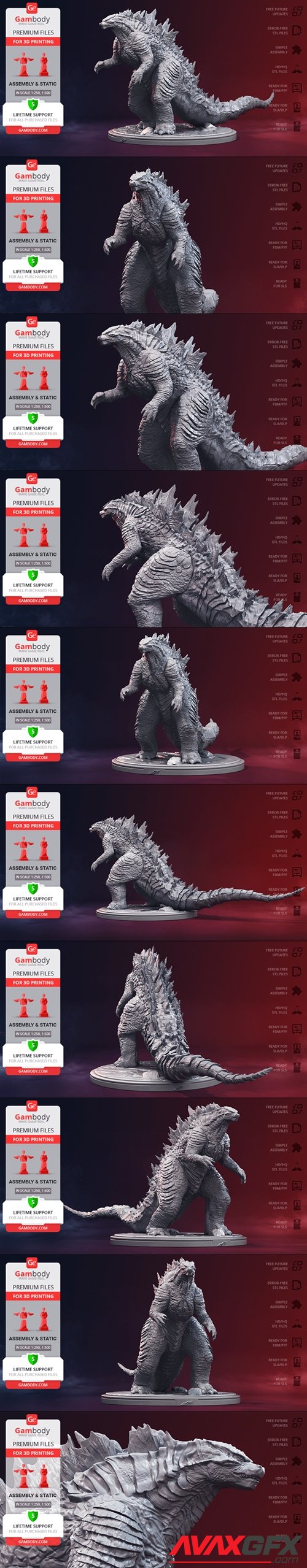 Godzilla 2014 – 3D Printable STL