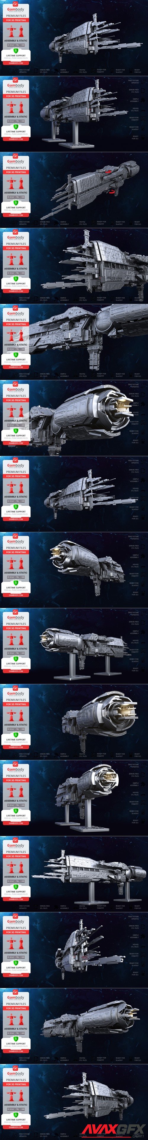 USS Sulaco – 3D Printable STL