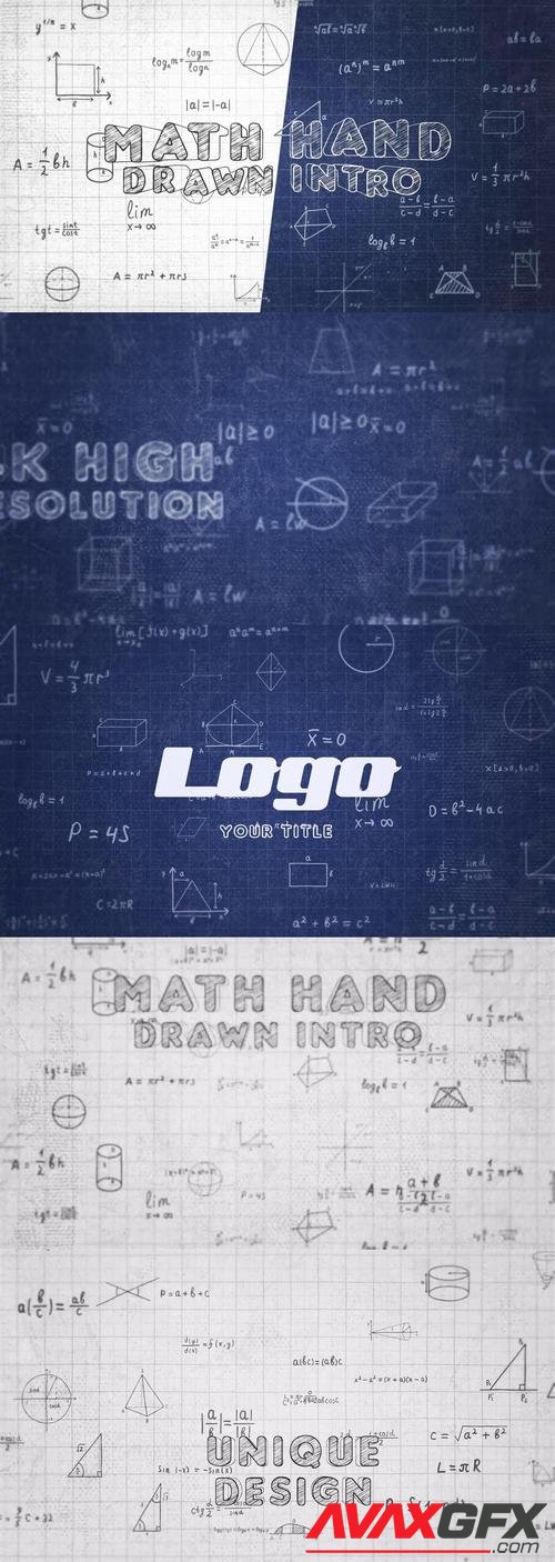 MotionArray – Math Hand Draw Intro 1034622