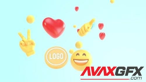 MotionArray – 3D Colorful Emoji Logo 1035084