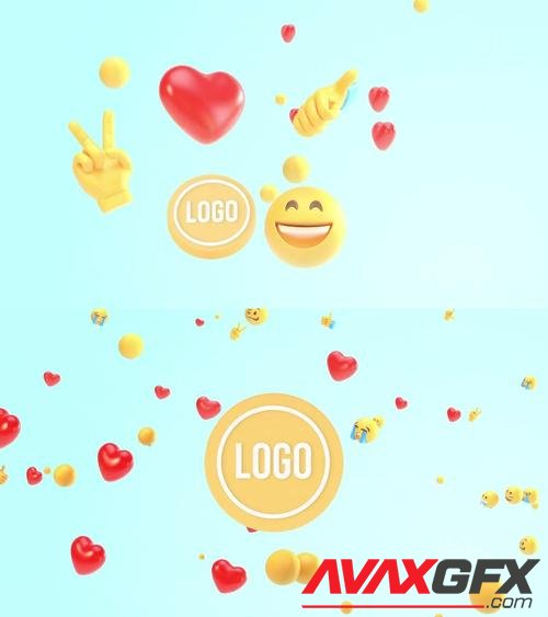 MotionArray – 3D Colorful Emoji Logo 1035084