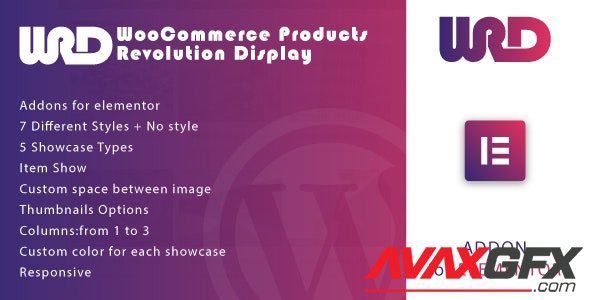 CodeCanyon - Woocommerce Products Revolution Display for Elementor WordPress Plugin v1.0 - 33982146