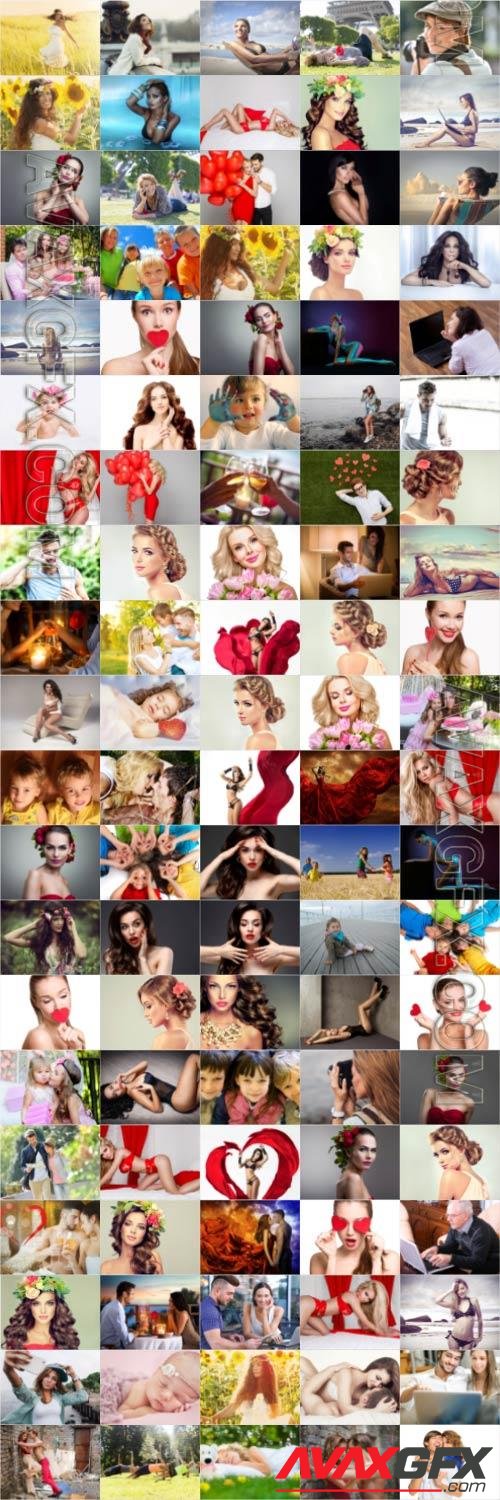 People, men, women, children, stock photo bundle vol 5