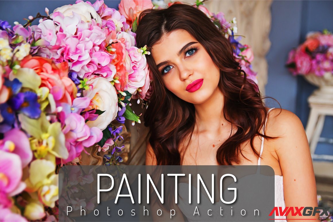 CreativeMarket - Painting Photoshop Action 6137347