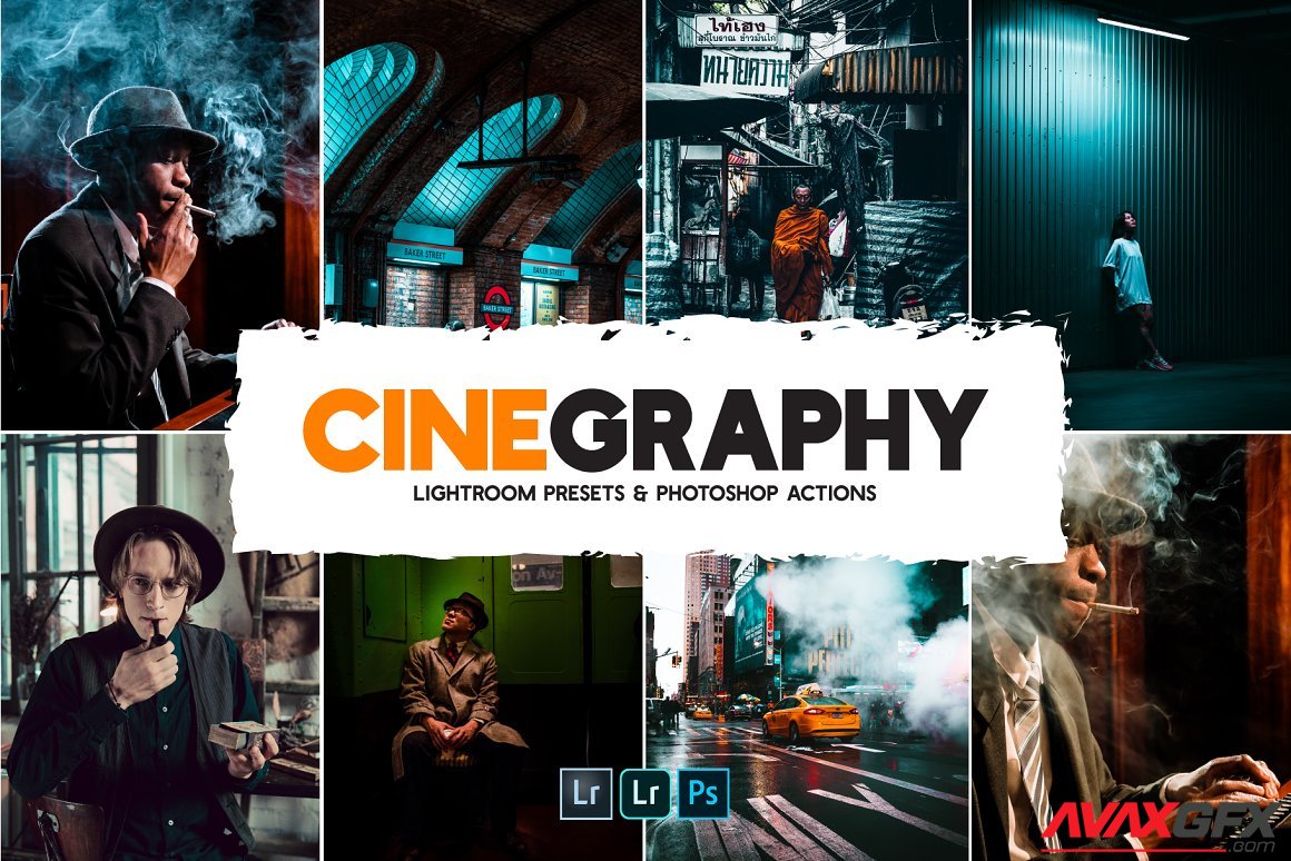 CreativeMarket - Cinegraphy Presets & Actions 6240899