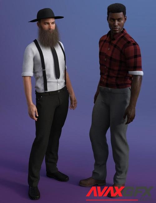 Bluegrass Clothes for Genesis 8 Male(s)