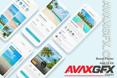 Beach Finder App UI Kit 8BPPTJC