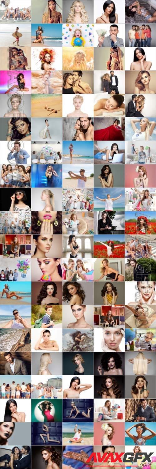 People, men, women, children, stock photo bundle vol 10