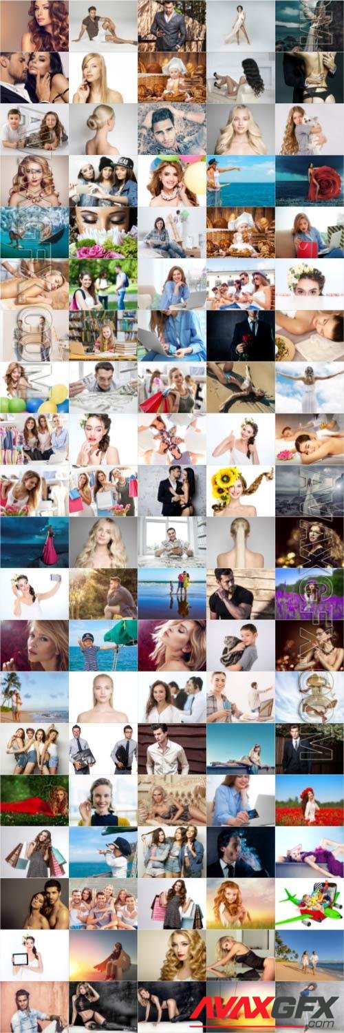 People, men, women, children, stock photo bundle vol 9