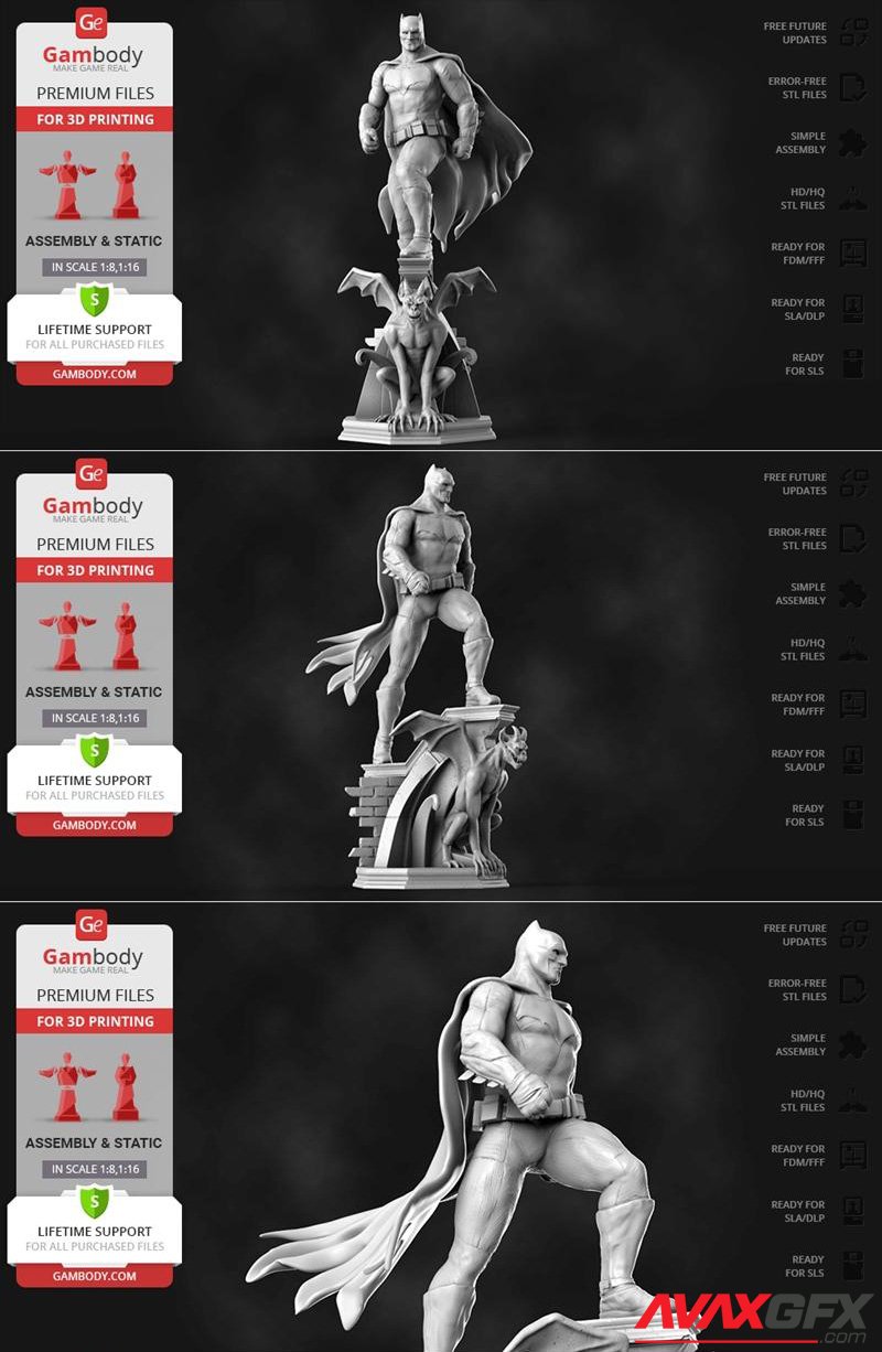 Batman Dawn of Justice 3D Printable STL