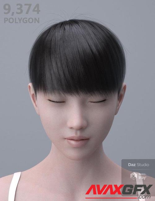 HY Short Hair for Genesis 3 and 8