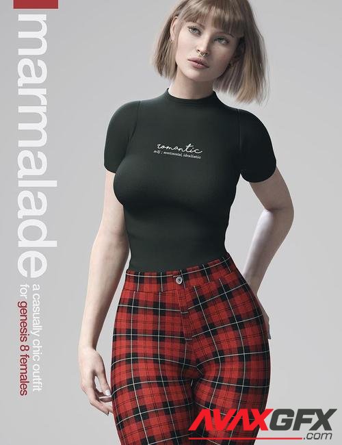 dForce Marmalade Outfit for Genesis 8 Female(s)