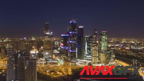 MotionArray – Aerial Of Moscow Skyline 950196
