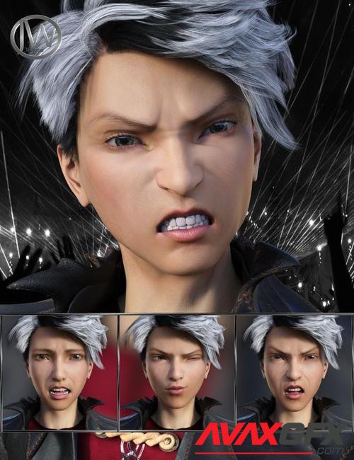 Pop Style - Expressions for Genesis 8 Male and Yuzuru 8