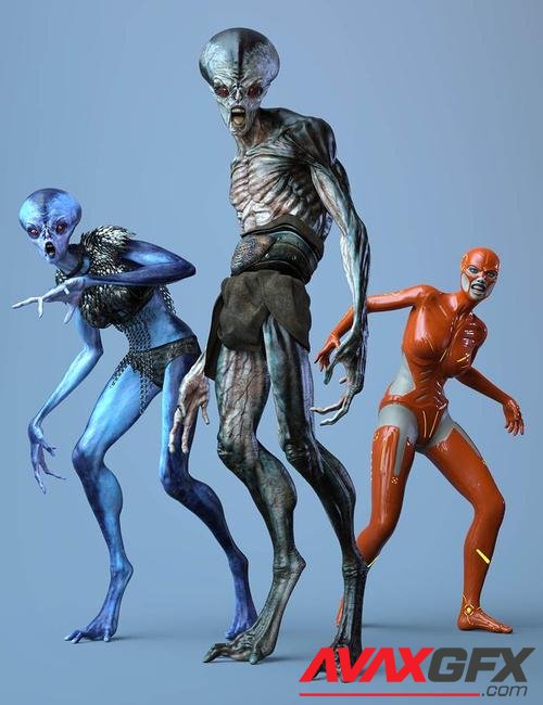 Unearthly Poses and Expressions for Genesis 8