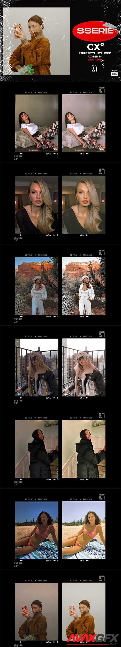 CreativeMarket - SSERIE-CX Lightroom Presets 6323815