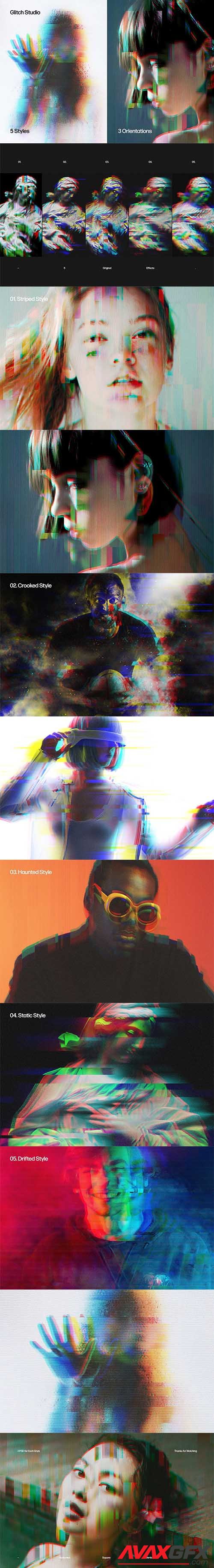 CreativeMarket - Glitch Studio Photo Effects 6526342