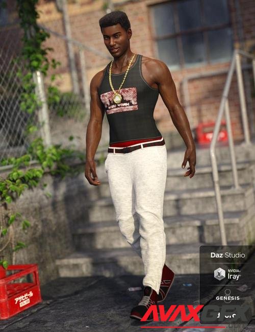 dForce Urban Ace Outfit for Genesis 8 Male(s)