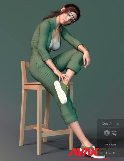 X-Fashion Uniform 02 for Genesis 8 Female(s)