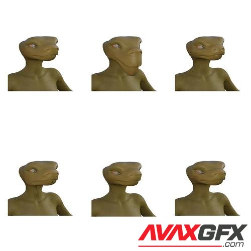 Lizard Head Morphs for G8F