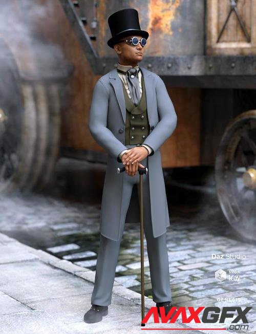 dForce Steampunk Classic for Genesis 8 Male(s)
