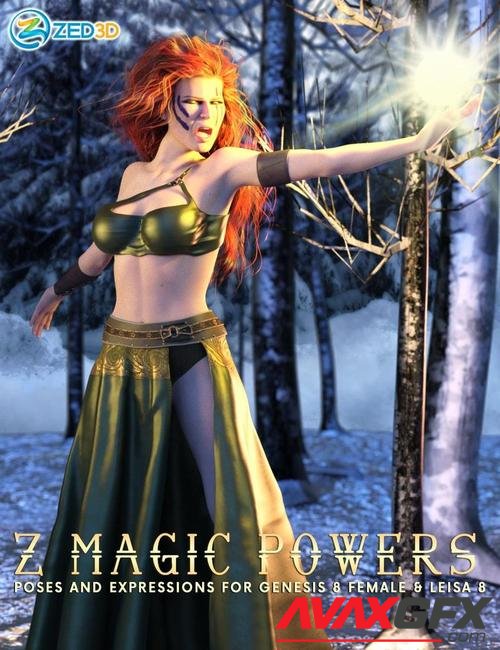 Z Magic Powers Poses and Expressions for Leisa 8
