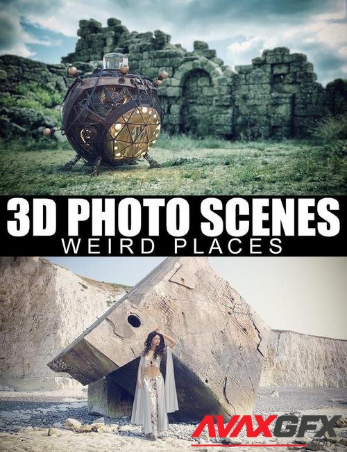 3D Photo Scenes - Weird Places